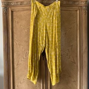 Golden Yellow Beachy Pants